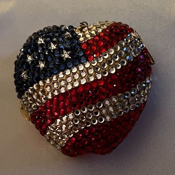 NEW Estée Lauder Patriotic USA Gemstone Flag Apple Lucidity Compact Powder - Picture 3 of 7